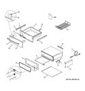 HOOD PARTS Diagram and Parts List for PW9000SF1SS  General Electric Warming Drawer