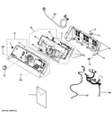 Part Location Diagram of WH42X10963 GE BACKSPLASH BDY Assembly