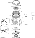Part Location Diagram of WH16X10175 GE ROD AND SPRING Assembly