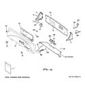 CONTROLS & BACKSPLASH Diagram and Parts List for GTAN4250D1WW  General Electric Washer