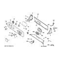 CONTROLS & BACKSPLASH Diagram and Parts List for GTWP1800D1WW  General Electric Washer