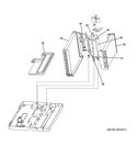 BASE PAN & UNIT PARTS Diagram and Parts List for AJCQ10DCFL1  General Electric Air Conditioner