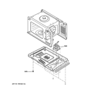 INTERIOR PARTS 2 Diagram and Parts List for JE740DR2BB  General Electric Microwave