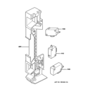 LATCH BOARD PARTS Diagram and Parts List for JE740DR2WW  General Electric Microwave
