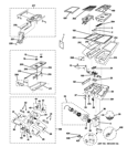 CONTROL PANEL & COOKTOP Diagram and Parts List for PGP990DEF1BB  General Electric Cooktop