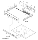 CENTER SPACER Diagram and Parts List for JK3500DF1CC  General Electric Wall Oven