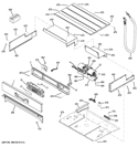 Part Location Diagram of WB07T10769 GE CONTROL PANEL STAINLESS