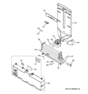 FRESH FOOD SECTION Diagram and Parts List for GFE27GGDABB  General Electric Refrigerator