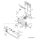 FRESH FOOD SECTION Diagram and Parts List for GFE27GGDAWW  General Electric Refrigerator