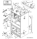 CASE PARTS Diagram and Parts List for GFE29HMDAES  General Electric Refrigerator