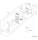 Part Location Diagram of WB24X10193 GE Assembly PCB SUB ENCODER