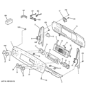 Part Location Diagram of WB27X25362 GE CONTROL BOARD T012 ELE