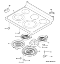Part Location Diagram of WB18X20008 GE HARNESS WIRE MAINTOP