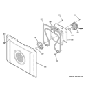 CONVECTION FAN Diagram and Parts List for PB930TF1WW  General Electric Range
