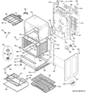 Part Location Diagram of WB48X20862 GE Range Oven Extension Rack
