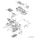 CONTROL PANEL PARTS Diagram and Parts List for ZDIC150ZBBE  General Electric Ice Maker