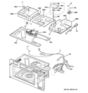 INTERIOR PARTS 2 Diagram and Parts List for PVM9179DF1BB  General Electric Microwave