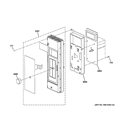 CONTROL PARTS Diagram and Parts List for PVM9179DF1CC  General Electric Microwave