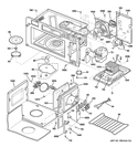 INTERIOR PARTS 1 Diagram and Parts List for PVM9179DF1WW  General Electric Microwave