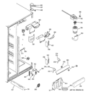 FRESH FOOD SECTION Diagram and Parts List for DSE26JGEBCBB  General Electric Refrigerator