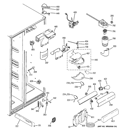 FRESH FOOD SECTION Diagram and Parts List for GSE23GGEBCWW  General Electric Refrigerator