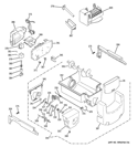 ICE MAKER & DISPENSER Diagram and Parts List for GSHS6HGDCCSS  General Electric Refrigerator