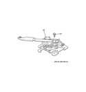 DOOR LOCK Diagram and Parts List for JB695DF1BB  General Electric Range