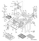 Part Location Diagram of WB63X20922 GE BACK MAIN