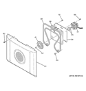 CONVECTION FAN Diagram and Parts List for PHB920SF1SS  General Electric Wall Oven