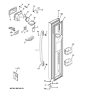 Part Location Diagram of WR55X20469 GE INTERFACE DISPENSER Assembly
