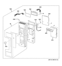 CONTROL PARTS Diagram and Parts List for CSA1201RSS03  Hotpoint Microwave