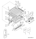 CABINET & SHELVES Diagram and Parts List for PCR06WATCSS  General Electric Wine and Beverage Cooler