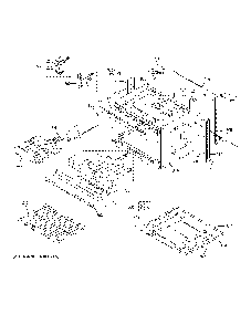 Lower Oven Diagram and Parts List for JKD5000DN2BB  General Electric Wall Oven