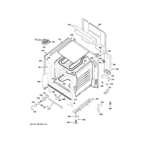 Body Parts Diagram and Parts List for JB480DY1WW  General Electric Range