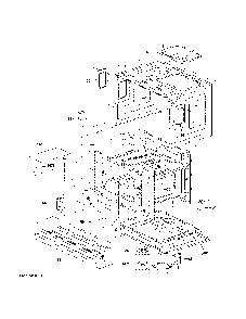 Oven cavity parts Diagram and Parts List for PSB9240SF6SS  General Electric Microwave