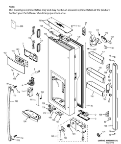 Part Location Diagram of WG03F06019 GE CONNECTOR 5