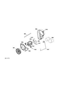 Part Location Diagram of WW01A00031 GE SUPPORT FORK