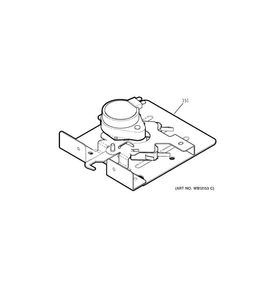 Door Lock Diagram and Parts List for JBP84WK1WW  General Electric Range