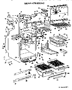 Part Location Diagram of WR22X326 GE UTILITY DOOR