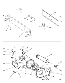 CONTROL PANEL Diagram and Parts List for GTMP200GM2WW  General Electric Dryer