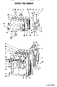 Doors Diagram and Parts List for TBX23DGB  General Electric Refrigerator