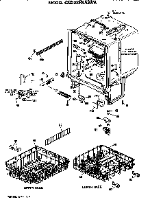 Part Location Diagram of WD31X304 GE USE GEH WD31X10012