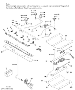 Part Location Diagram of WS01L16372 GE COVER VENT TRIM D.D.G.