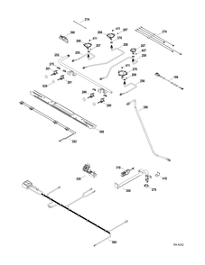 GAS BURNER PARTS Diagram and Parts List for JCGBS23DET1BB  General Electric Range