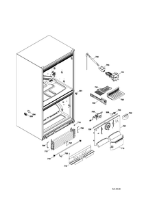 FZ FUNCTIONAL PARTS Diagram and Parts List for PNR22MSEAFES  General Electric Refrigerator