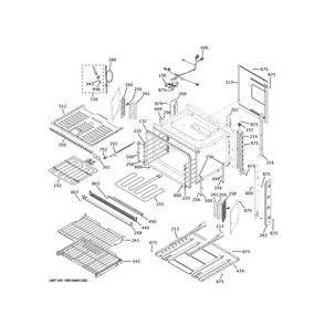 Body Parts Diagram and Parts List for ZTSX1DSSN4SS  General Electric Wall Oven