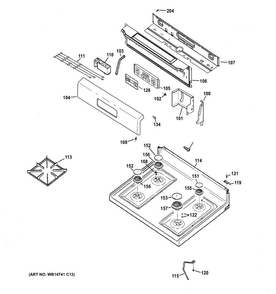 Part Location Diagram of WB07X22681 GE OVERLAY T09