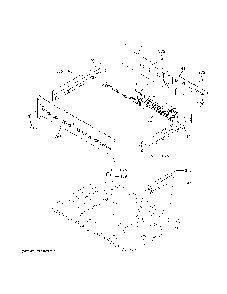 Center Spacer Diagram and Parts List for CTD90DM2N1S5  General Electric Wall Oven