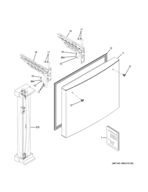 Part Location Diagram of 31-46261 GE PM MINI WIRING MANUAL