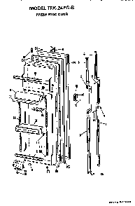 Part Location Diagram of WR72X62 GE DISCONTINUED